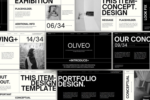 Oliveo Presentation Template preview 8