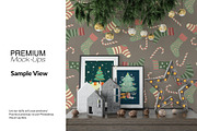 Christmas Frames & Wallpaper Mockups, a Product Mockup by mock-ups (Thumbnail 14 of 16)