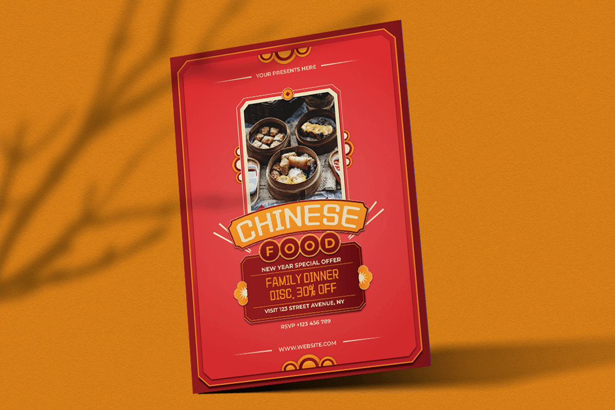 Dipsum - Chinese Food Flyer, a Flyer Template by Attype (Photo 2 of 4)