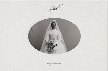 Vintage White Border + Texture⸻Opal, a Texture Graphic by Studio Viita