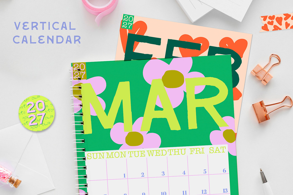 2027 Planner of My Life Calendar Set, an Object Graphic by Mio Buono (Photo 6 of 14)