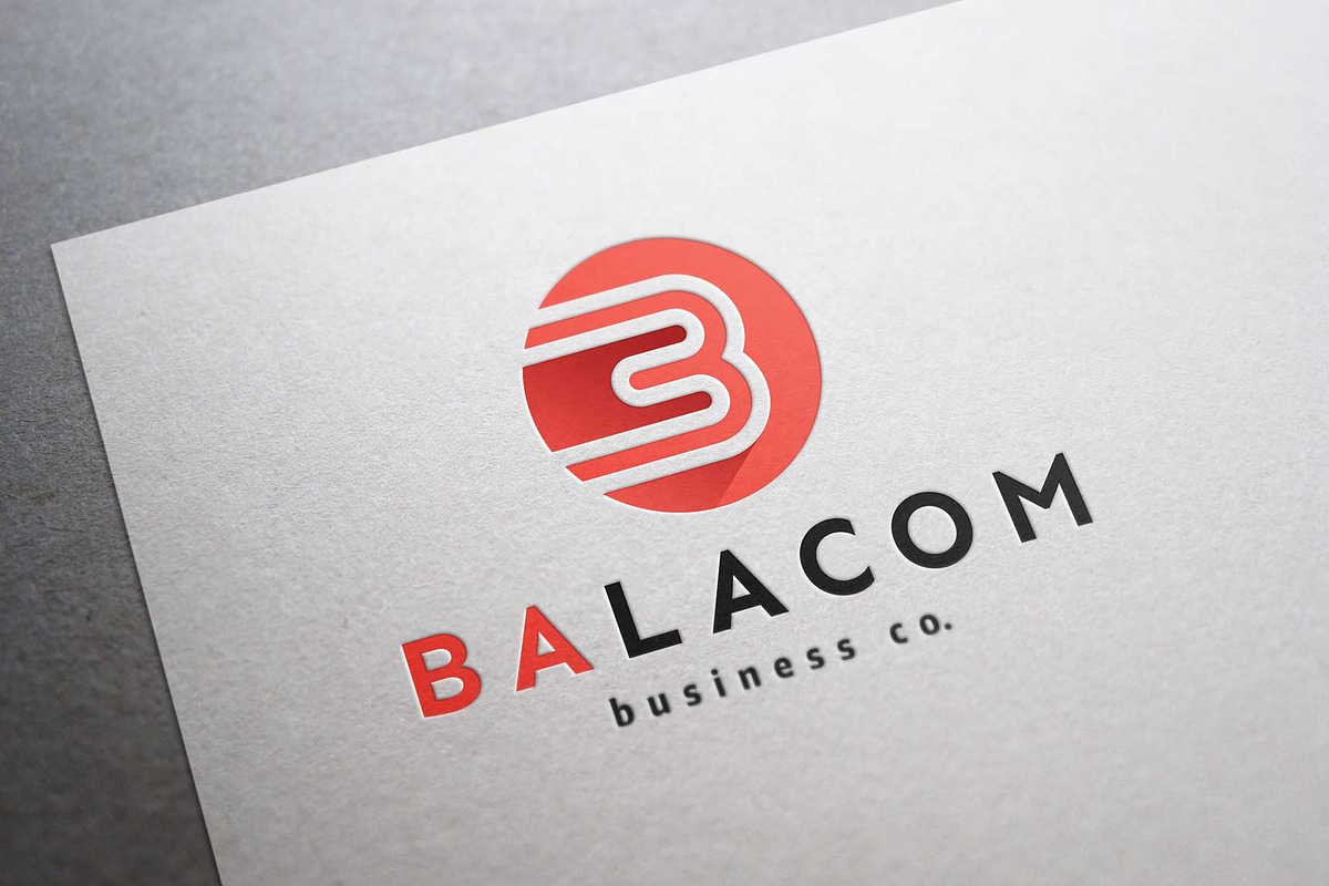 Balacom Logo - Letter B Monogram, a Branding & Logo Template by Mocca Design (Photo 1 of 6)