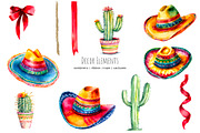 Watercolor 0-9 digits pinata clipart, an Object Illustration by Art and Funny (Thumbnail 3 of 9)