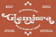 Glamiora - Bold Display Serif Font, a Serif Font by PutraCetol Studio (Thumbnail 1 of 12)