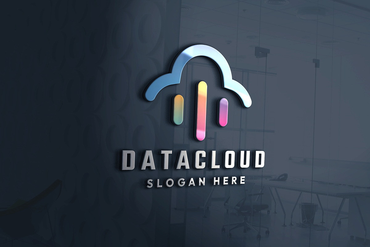 Data Cloud - Cloud Computing Logo, a Branding & Logo Template by Design_Planet (Photo 3 of 4)