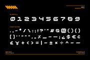 Aeonika - Futuristic Typeface, a Sans Serif Font by Aksapix Studio (Thumbnail 3 of 10)