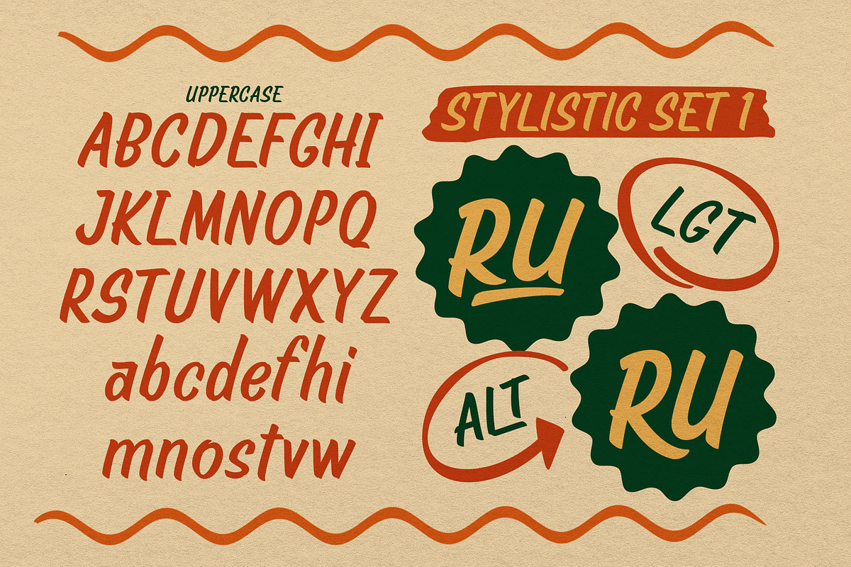 Kanoz Brush Font, a Handwritten Font by alit design (Photo 8 of 17)