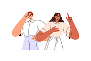 Group of thoughtful people thinking, a Person Illustration by PaperTrident (Thumbnail 5 of 7)