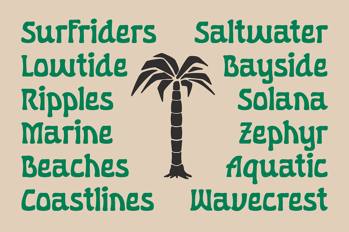 SFC Sunwave, a Serif Font by Skilline Supply Co. (Photo 8 of 10)