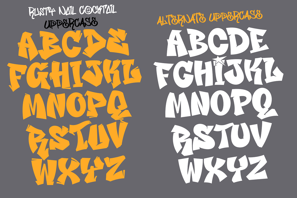 Rusty Nail Cocktail, a Sans Serif Font by BBtypeStudios (Photo 9 of 11)