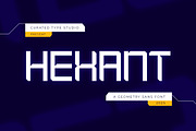 Hexant - Geometry Sans Font, a Sans Serif Font by CuratedType Studio (Thumbnail 1 of 10)