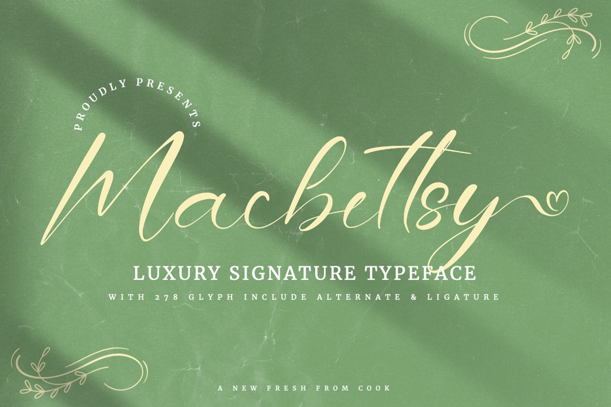 Macbettsy - Luxury Signature Font, a Script Font by Dhabee (Photo 1 of 15)
