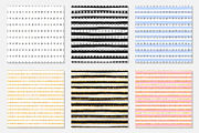 Gold and silver confetti backgrounds, a Pattern Graphic by ekmelica (Thumbnail 4 of 5)