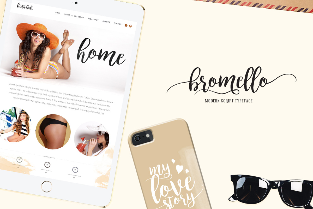 bromello typeface, a Script Font by alit design (Photo 2 of 11)