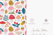 Woodland and Forest Seamless Pattern, a Pattern Graphic by Pati Charm Studio (Thumbnail 5 of 6)