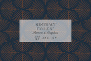 Modern Art Deco Leaf Tile Pattern, a Pattern Graphic by StudioGlouna (Thumbnail 1 of 5)