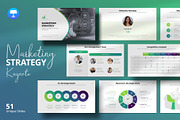 Marketing strategy Keynote Template, a Presentation Template by Design Vault (Thumbnail 1 of 7)