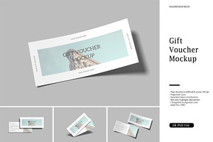 Gift Voucher Mockup