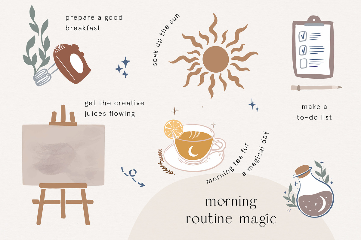 Self Care, Yoga & Mindfulness, a Healthcare Illustration by Camara Design (Photo 3 of 9)