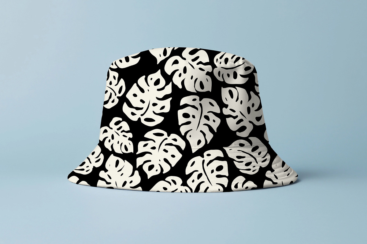 White Monstera Leaves, a Pattern Graphic by MalyskaStudio (Photo 8 of 19)