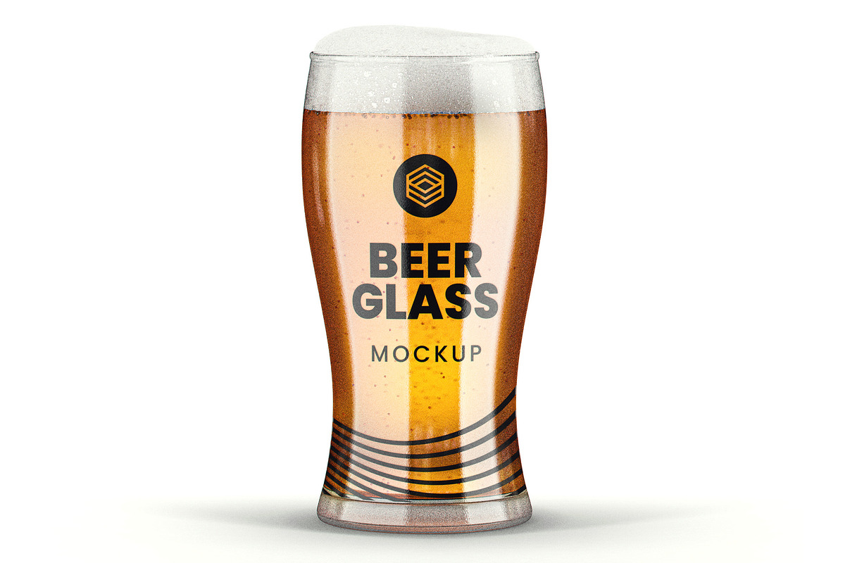 Beer Glass Mockup, a Product Mockup by Designer Dude