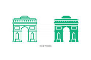 Landmarks of France - Paris, an Icon by Jozsef Balazs-Hegedus (Thumbnail 4 of 6)