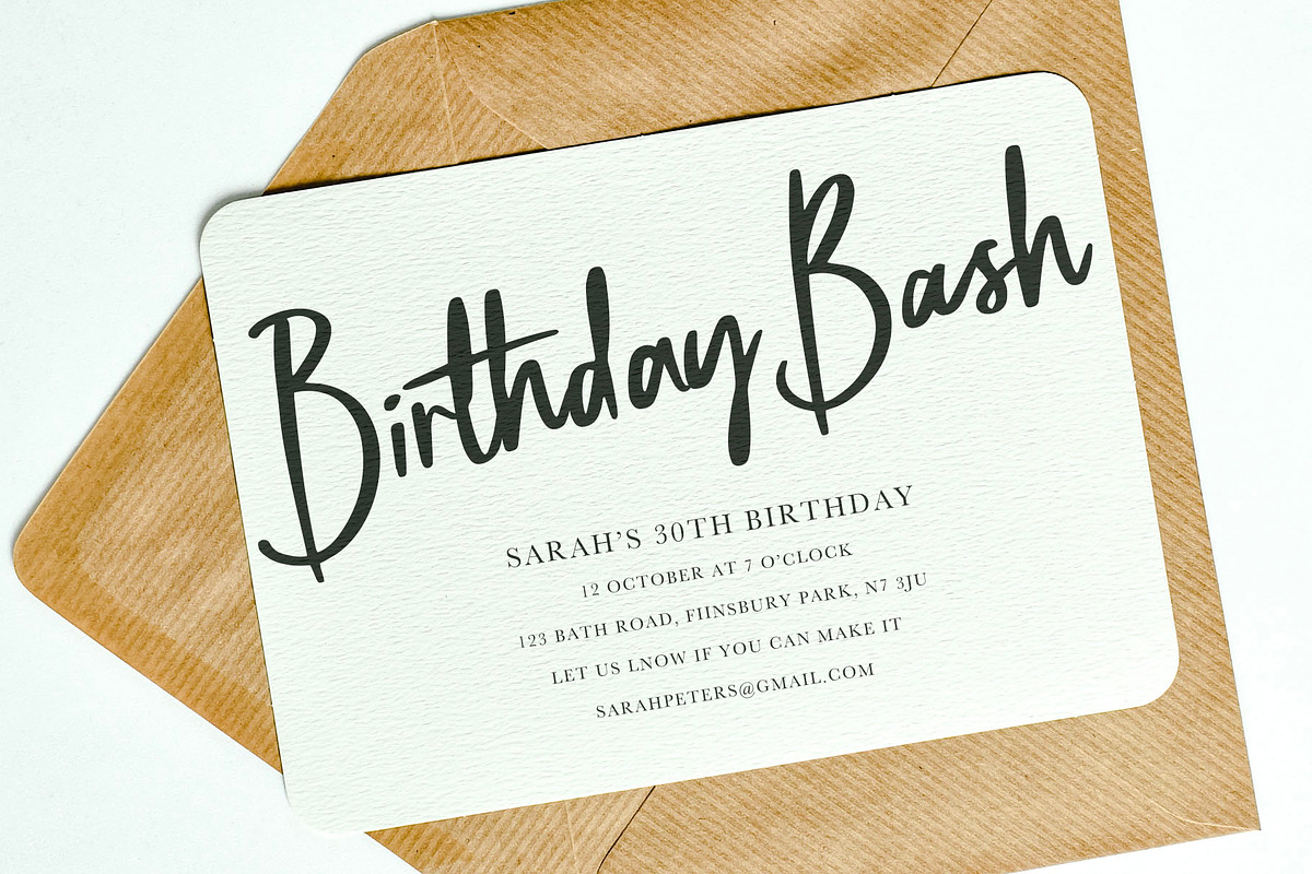 Beach Cabana Signature Font, a Font by ReveryWorks (Photo 10 of 21)