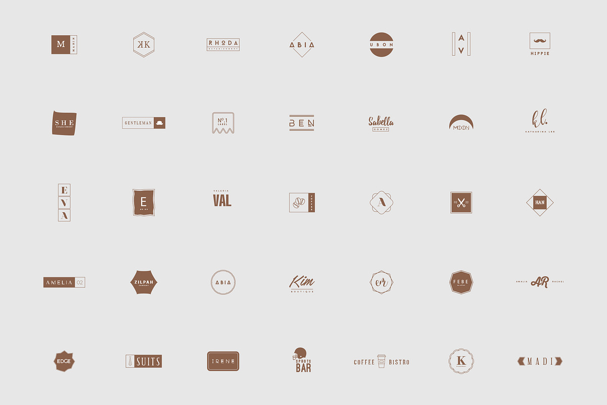 380 Stylish & Minimal Logos, a Branding & Logo Template by Graphicdome (Photo 16 of 18)