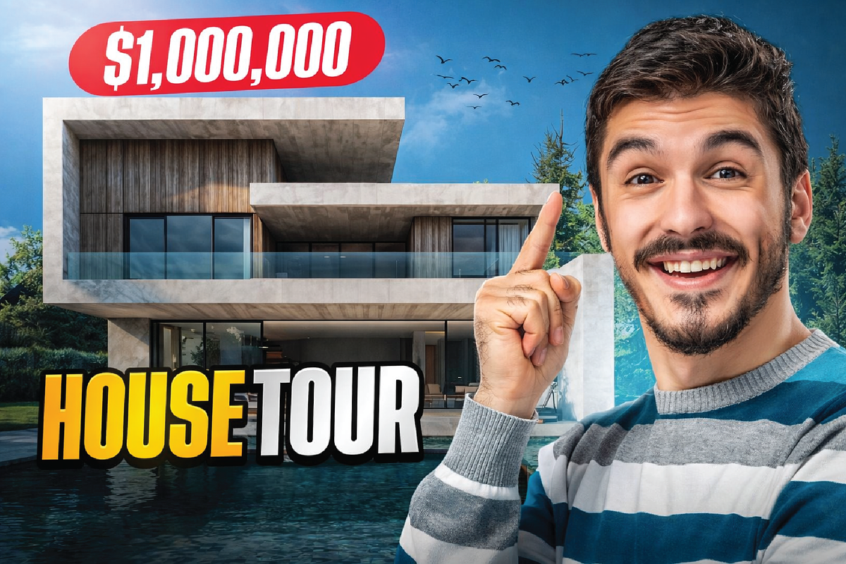 Real estate youtube thumbnail design, a Social Media Template by Workhu (Photo 1 of 2)