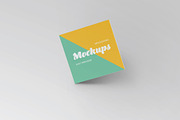 Square Business Card Mockups, a Print Template by Mockstore (Thumbnail 7 of 10)