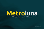 Metroluna, a Sans Serif Font by Locomotype (Thumbnail 1 of 11)