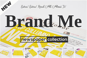 Brand Me - Newspaper Ad Mock-ups