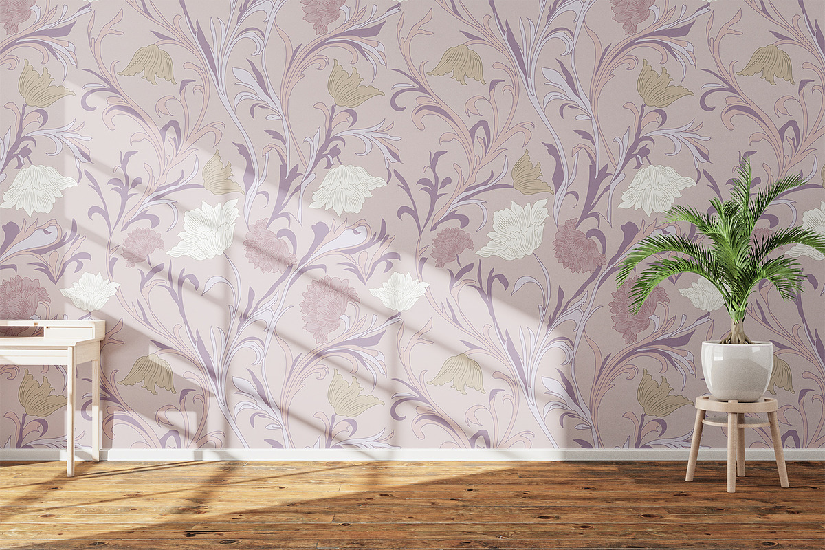 Art Nouveau Botanical Garden, a Pattern Graphic by snadiacreations (Photo 2 of 3)