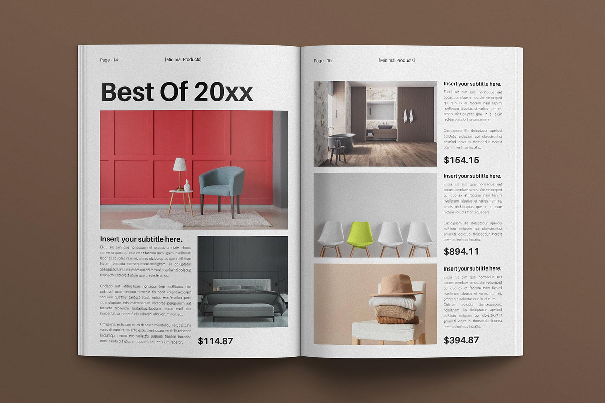 Product Catalog Template, a Brochure Template by E-Type (Photo 6 of 8)