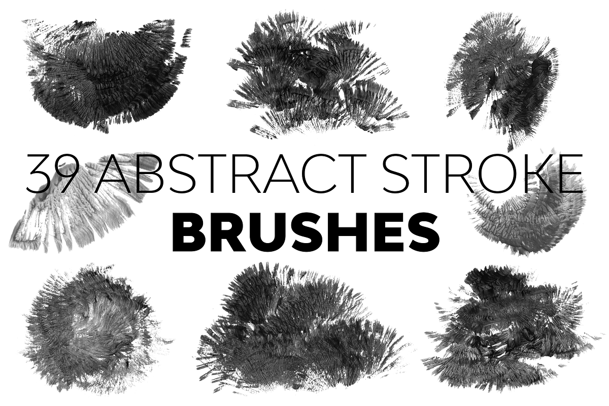 Abstract Stroke Brushes, a Brush Add-On by UnicDesign