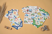 Hand drawn children patterns, a Pattern Graphic by artnLera (Thumbnail 4 of 6)