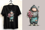 Whimsical Valentine Old Man Clipart, an Illustration by SVGArt (Thumbnail 7 of 8)