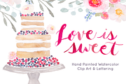 SALE! HUGE Watercolor Flower Bundle, an Illustration by Emerald & Ivy Studios (Thumbnail 12 of 23)