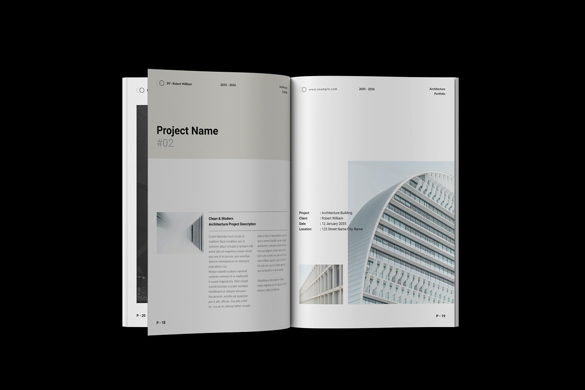 Architecture Portfolio Template, a Brochure Template by NorthPeak (Photo 8 of 16)