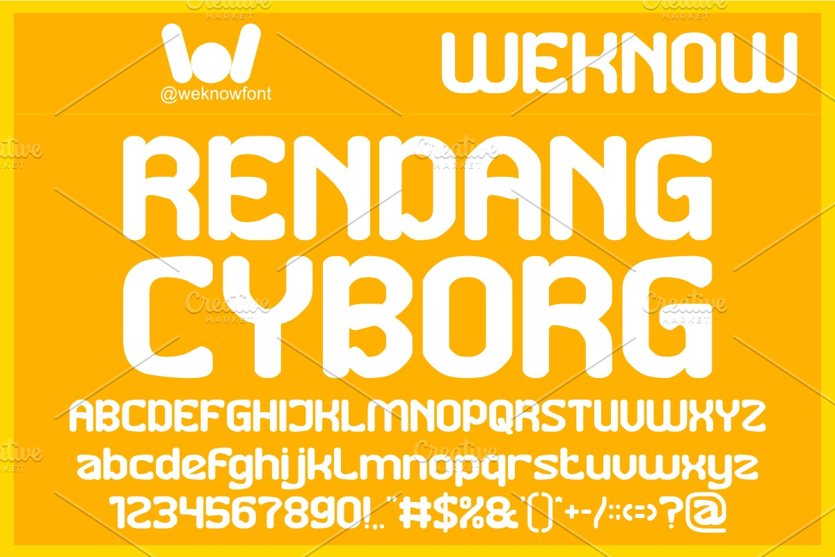 Makanan Indonesia font, a Sans Serif Font by weknow (Photo 2 of 9)