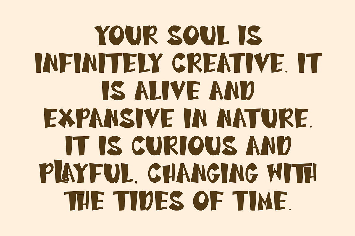 Culloth Playful Display Font, a Sans Serif Font by Maulana Creative (Photo 5 of 7)