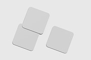 Square Coaster Mockup, a Household Mockup by Permadi Creative (Thumbnail 3 of 4)