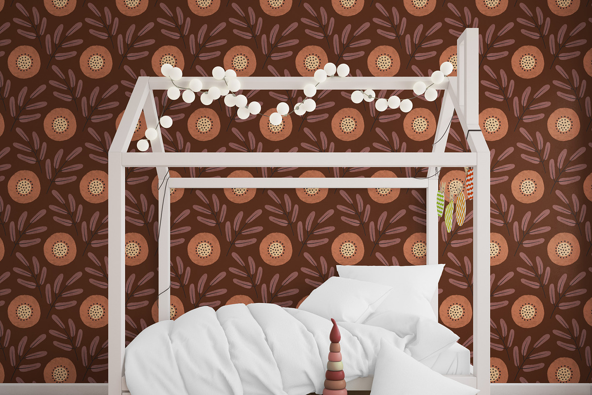 Ethno Flowers Seamless Patterns, a Pattern Graphic by Kotulska (Photo 7 of 12)