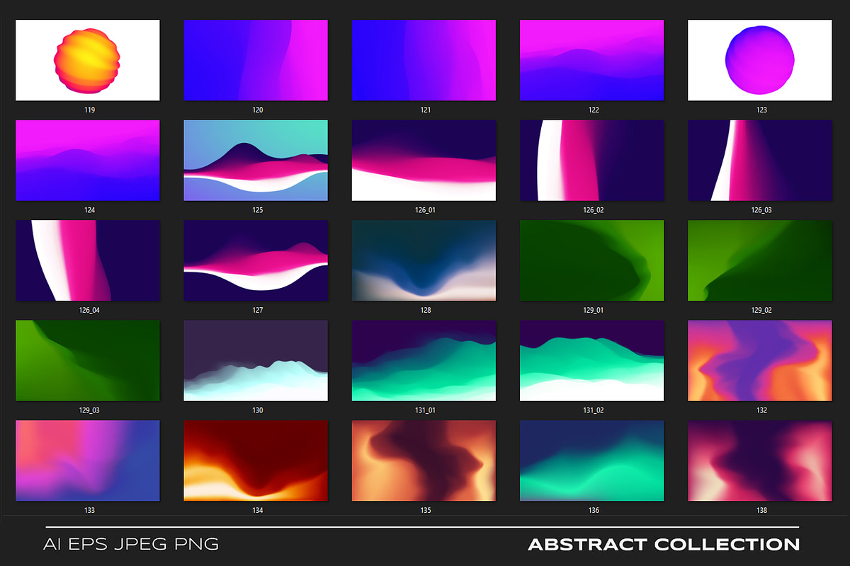 230 Gradients Vector Backgrounds, a Gradient Add-On by RDShop (Photo 4 of 9)