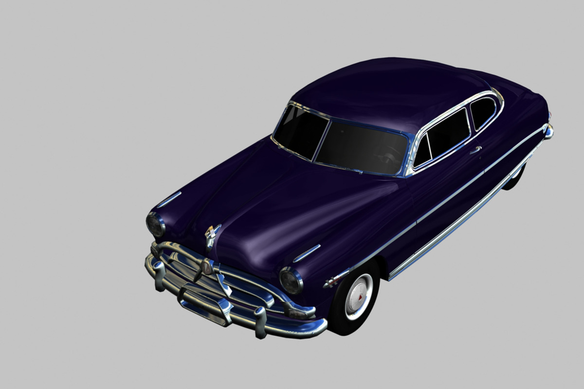 Hudson Hornet 1952, a Cars & Vehicle 3D Model by valtriiu (Photo 6 of 12)