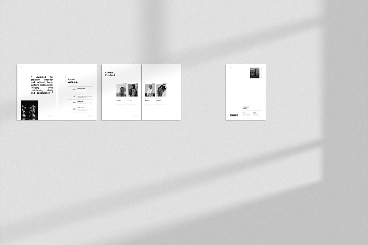 Photography Portfolio Template, a Brochure Template by TemplateFolio-Shop (Photo 17 of 17)