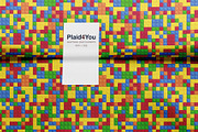 Plastic Toy Bricks Seamless Patterns, a Texture Graphic by Plaid4You (Thumbnail 4 of 11)