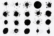 53 Ink Blot Photoshop Brushes, a Brush Add-On by UnicDesign (Thumbnail 3 of 4)