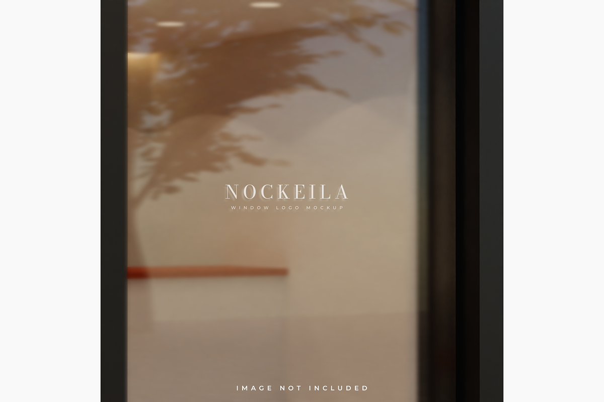 Window glass storefront logo mockup, a Product Mockup by Mockthethics. (Photo 3 of 10)