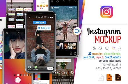 Screens Interfaces Instagram
